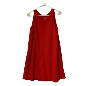 Hope &Harlow red/orange Eyelet Dress 6